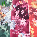 Mulinsen Textile High Quality Velvet Fabric Super Soft Paper Print Warp Knitting with Flower Design